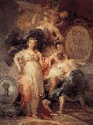 Francisco de Goya Allegory of the City of Madrid Spain oil painting artist